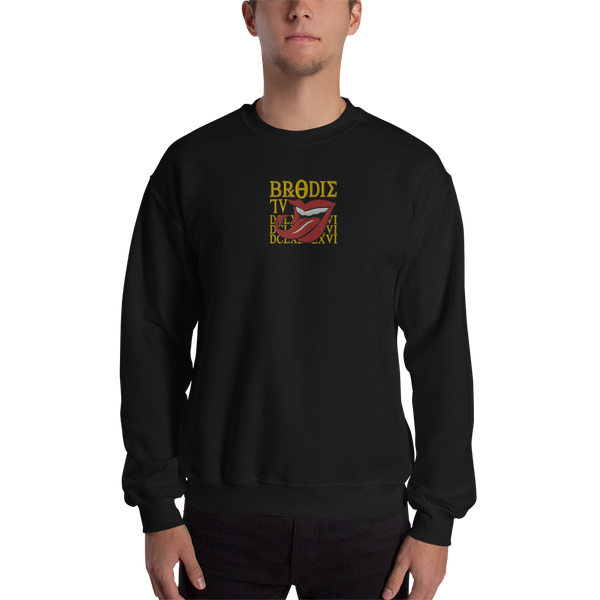 BrodieTV "666" Embroidered Crewneck