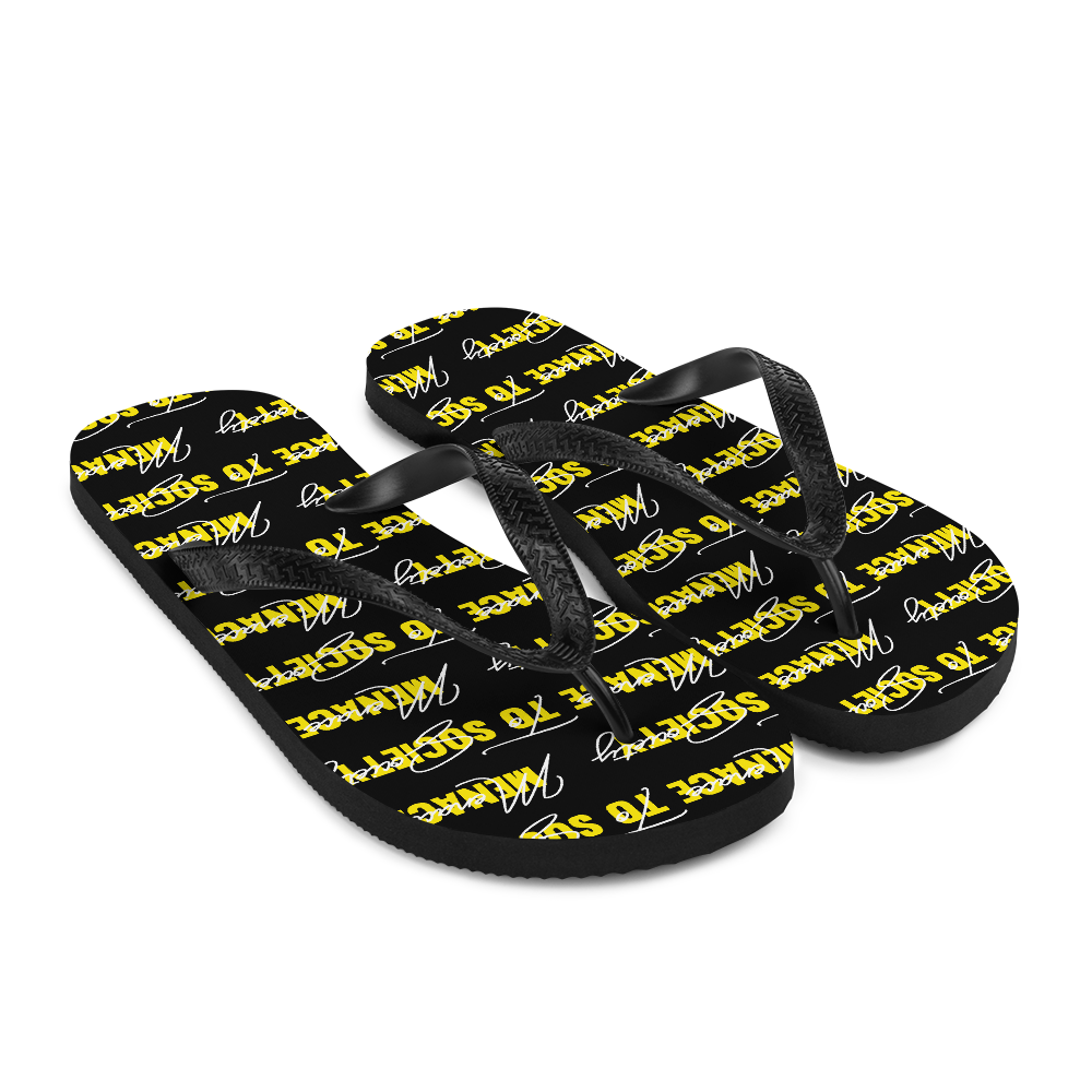 Menace to Society Flip-Flops