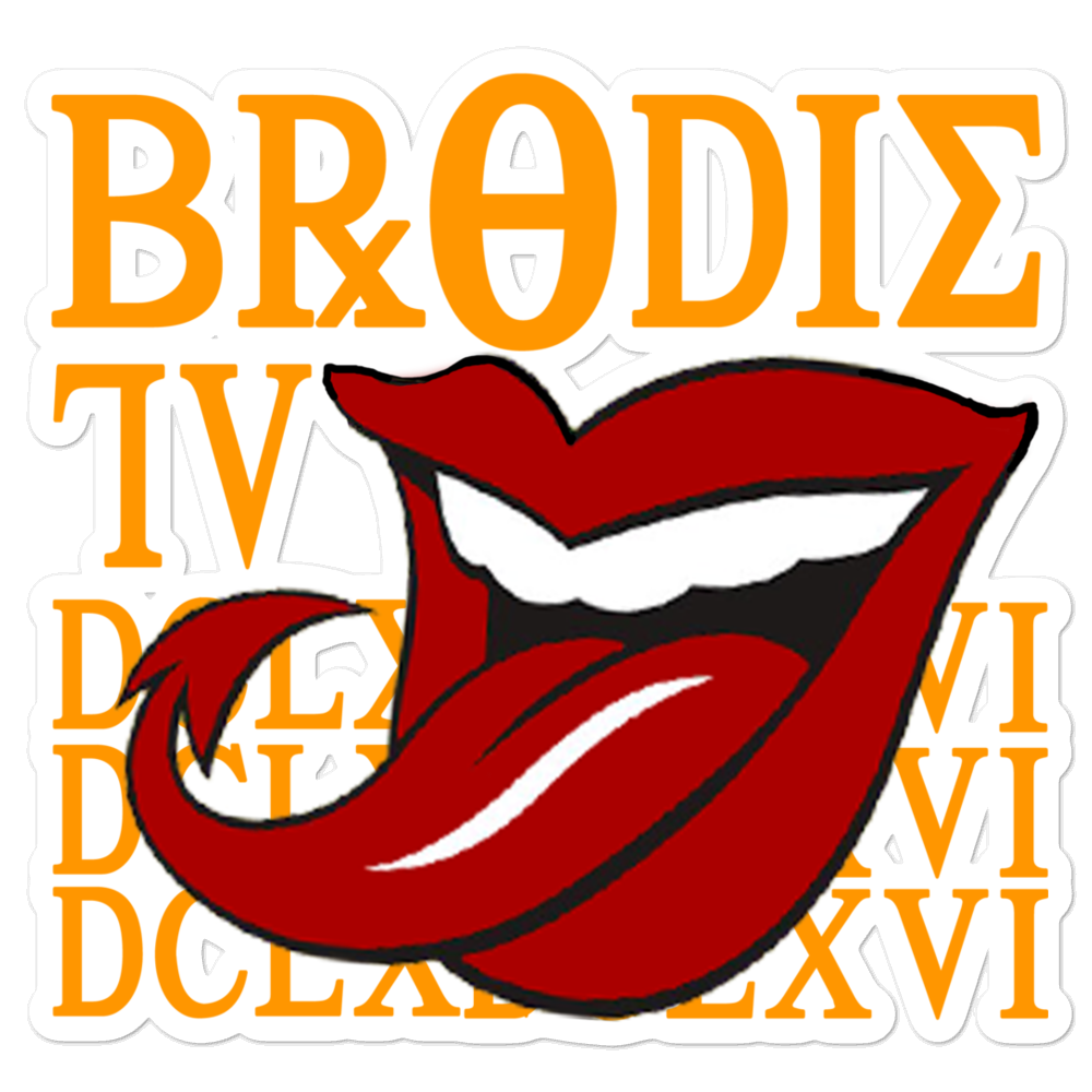 BrodieTV Devil Sticker