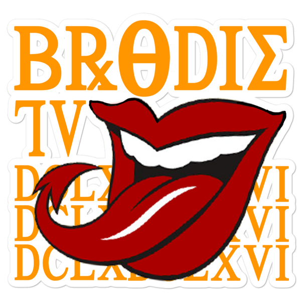 BrodieTV Devil Sticker